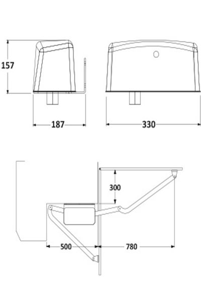 Allmatic Maxiart 230 dimensions